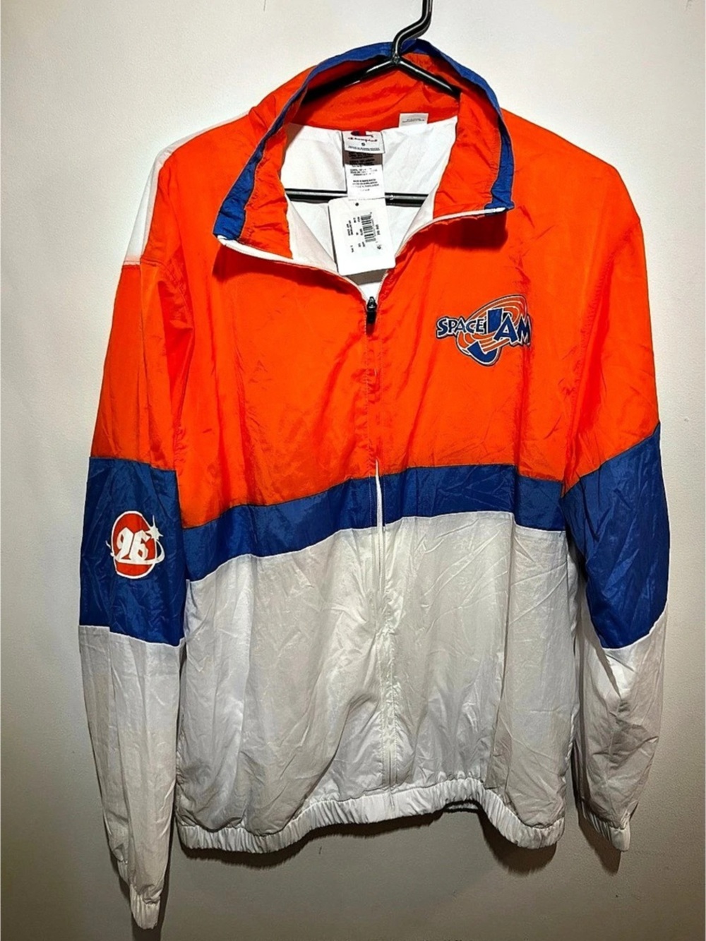 Champion Space Jam Tune Squad Windbreaker Jacket Color Block Windbreaker